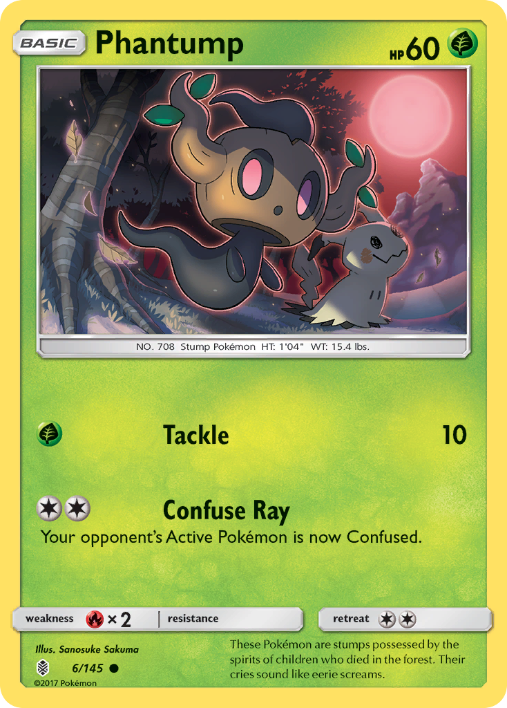 Phantump (6/145) [Sun & Moon: Guardians Rising] | Play N Trade Winnipeg