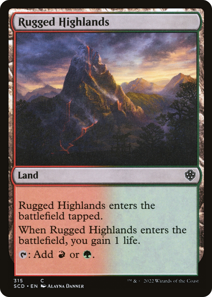 Rugged Highlands [Starter Commander Decks] | Play N Trade Winnipeg