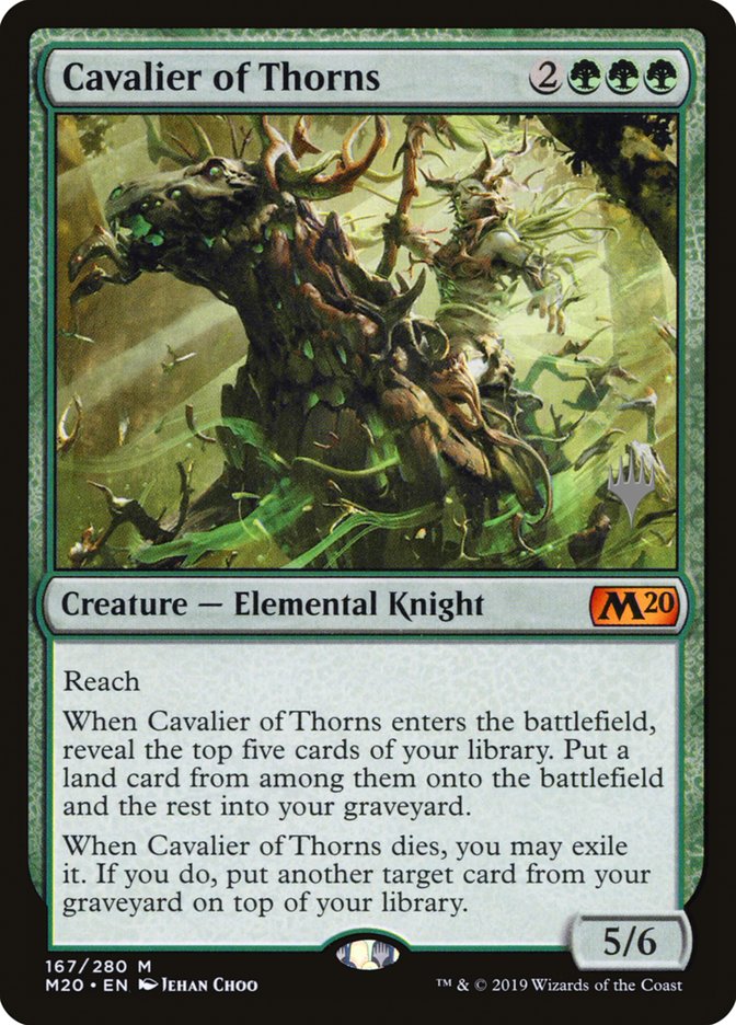 Cavalier of Thorns (Promo Pack) [Core Set 2020 Promos] | Play N Trade Winnipeg