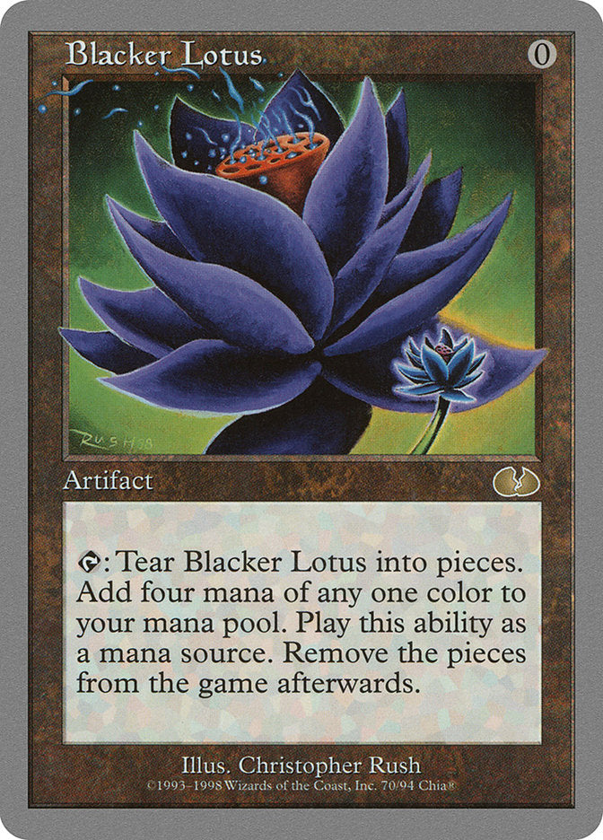 Blacker Lotus [Unglued] | Play N Trade Winnipeg