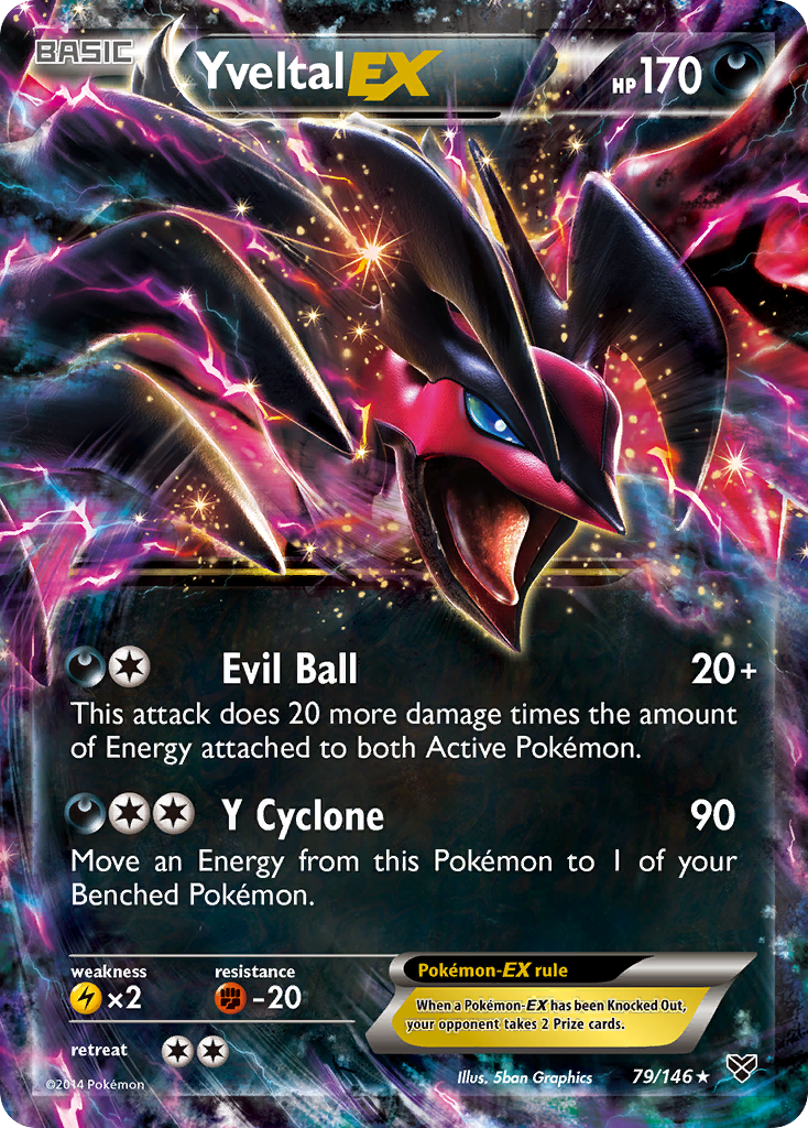 Yveltal EX (79/146) [XY: Base Set] | Play N Trade Winnipeg