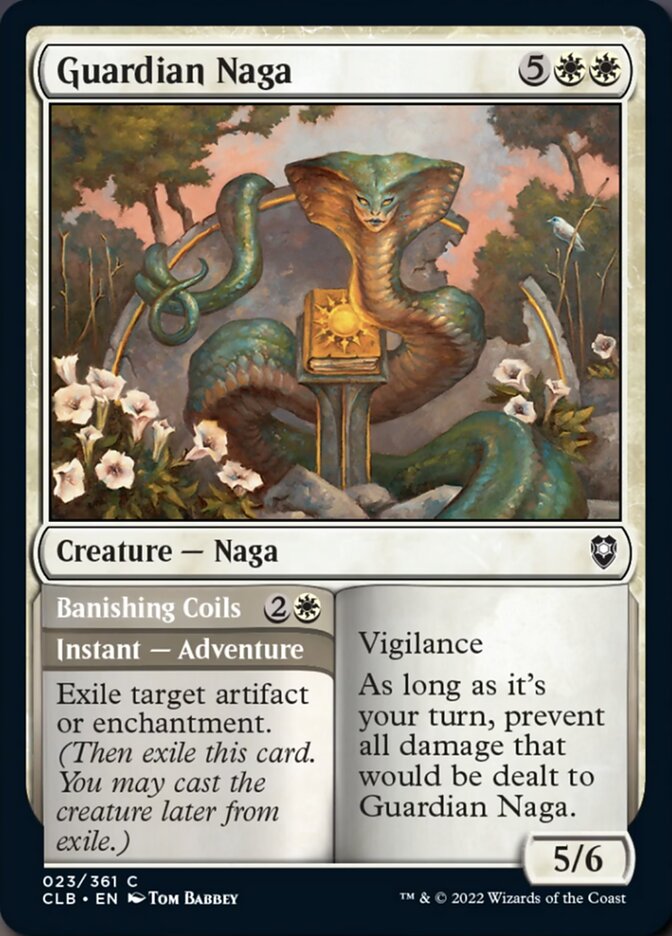 Guardian Naga // Banishing Coils [Commander Legends: Battle for Baldur's Gate] | Play N Trade Winnipeg