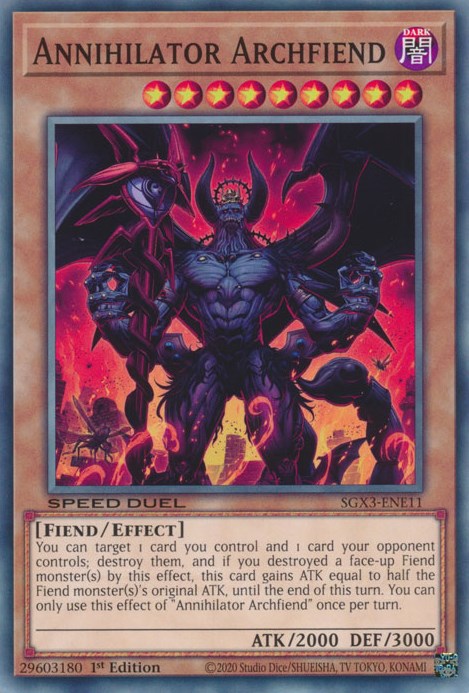 Annihilator Archfiend [SGX3-ENE11] Common | Play N Trade Winnipeg