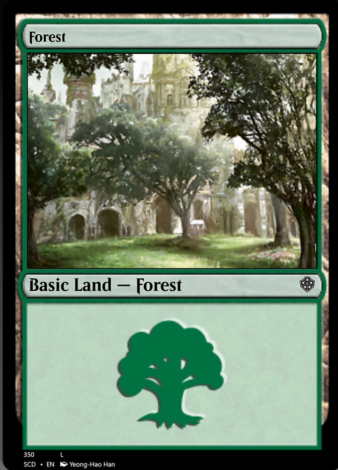 Forest (350) [Starter Commander Decks] | Play N Trade Winnipeg