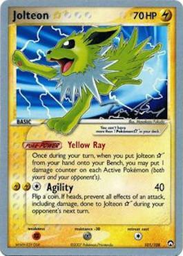 Jolteon Star (101/108) (Legendary Ascent - Tom Roos) [World Championships 2007] | Play N Trade Winnipeg