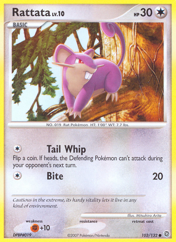 Rattata (103/132) [Diamond & Pearl: Secret Wonders] | Play N Trade Winnipeg