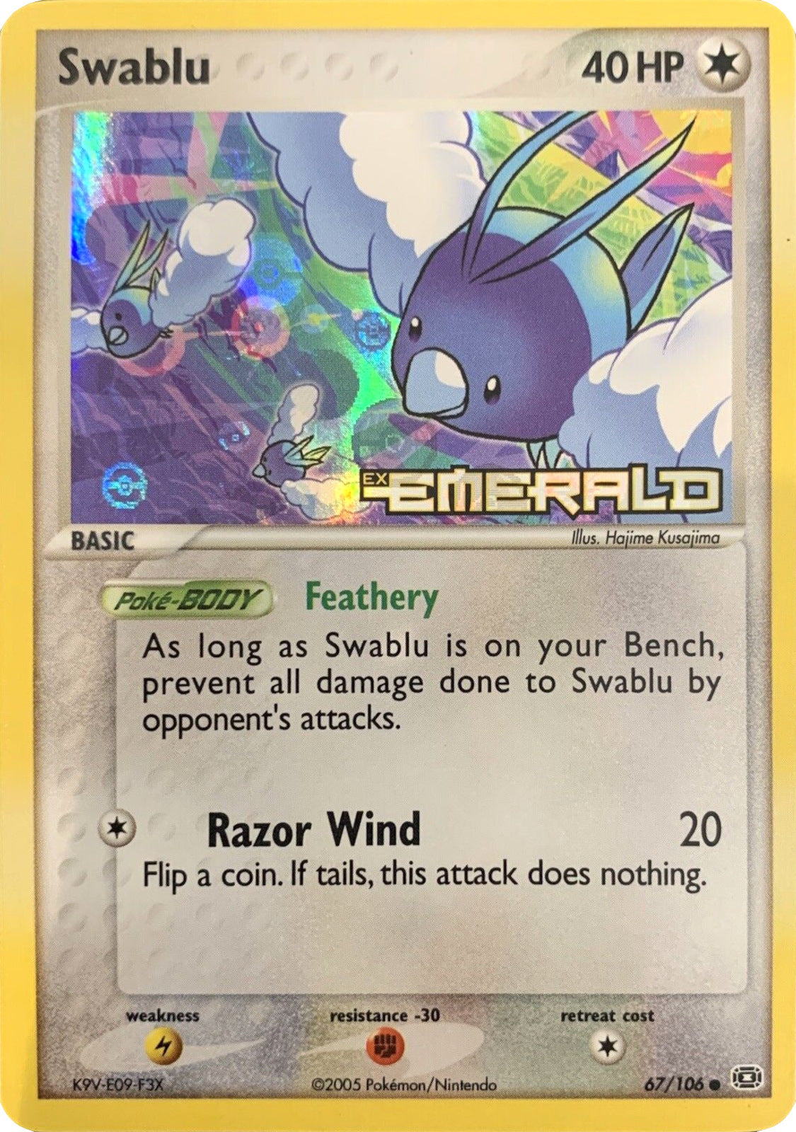 Swablu (67/106) (Stamped) [EX: Emerald] | Play N Trade Winnipeg