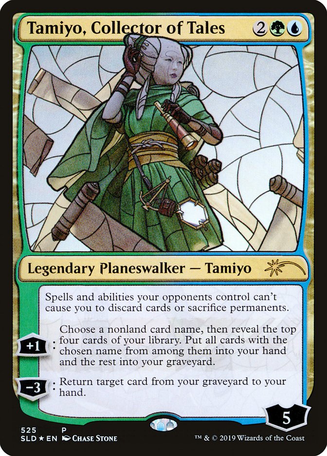 Tamiyo, Collector of Tales (Stained Glass) [Secret Lair Drop Promos] | Play N Trade Winnipeg