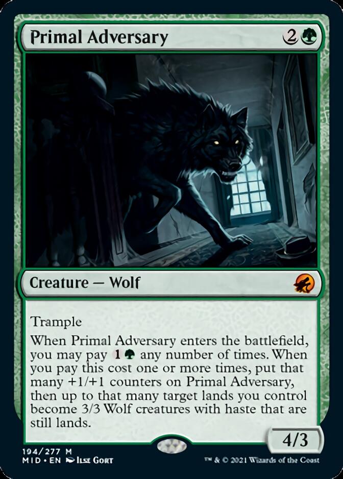 Primal Adversary [Innistrad: Midnight Hunt] | Play N Trade Winnipeg