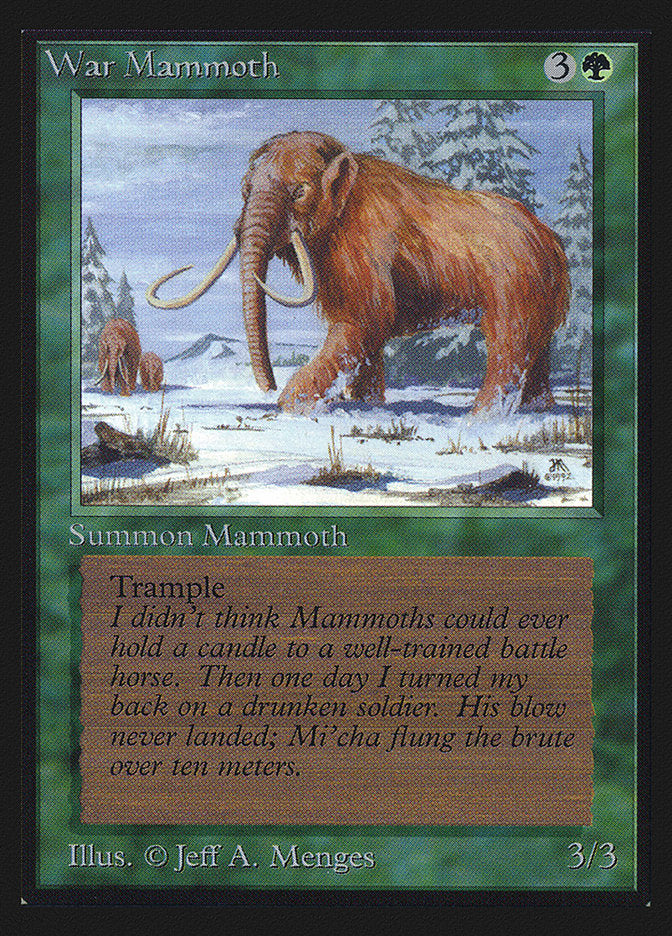 War Mammoth [International Collectors’ Edition] | Play N Trade Winnipeg