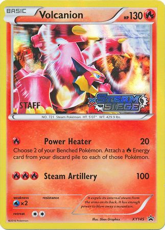 Volcanion (XY145) (Staff) [XY: Black Star Promos] | Play N Trade Winnipeg