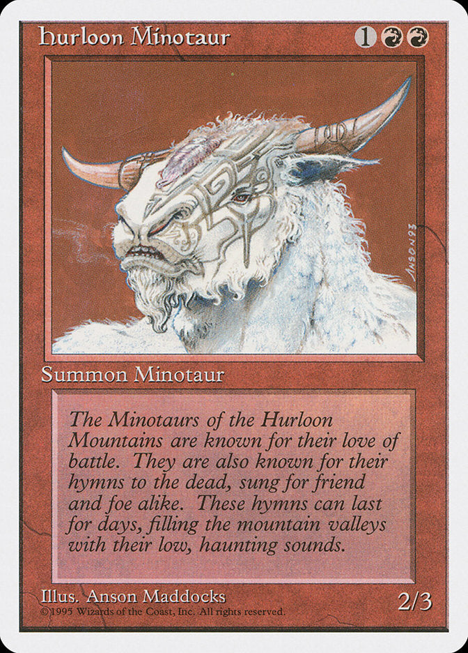 Hurloon Minotaur [Fourth Edition] | Play N Trade Winnipeg