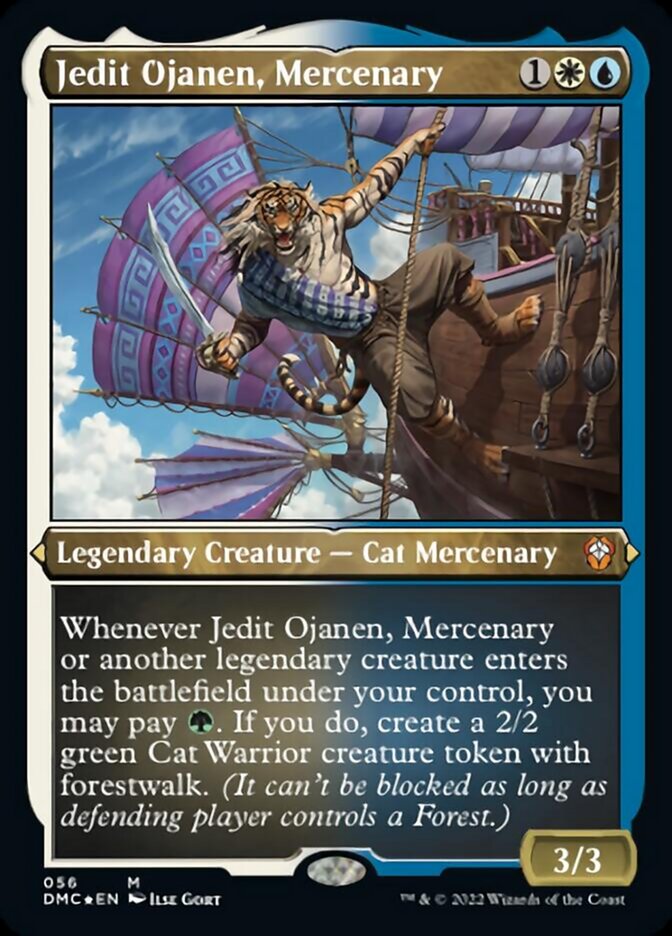 Jedit Ojanen, Mercenary (Foil Etched) [Dominaria United Commander] | Play N Trade Winnipeg