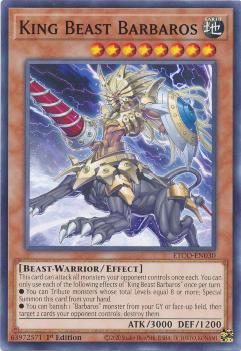 King Beast Barbaros [ETCO-EN030] Common | Play N Trade Winnipeg