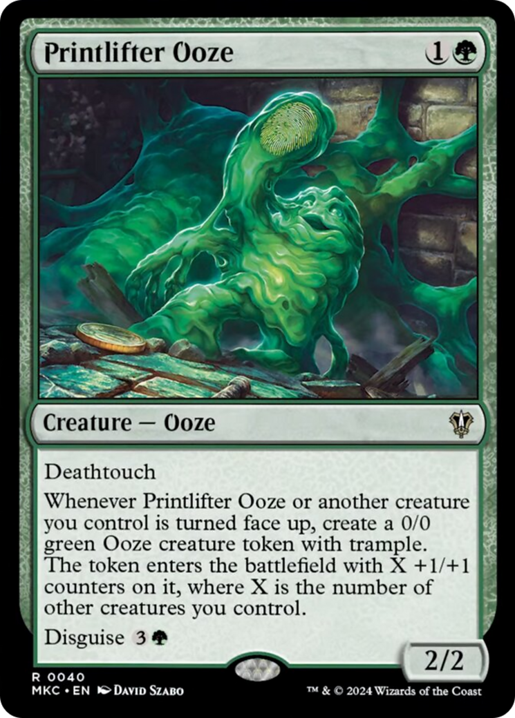 Printlifter Ooze [Murders at Karlov Manor Commander] | Play N Trade Winnipeg