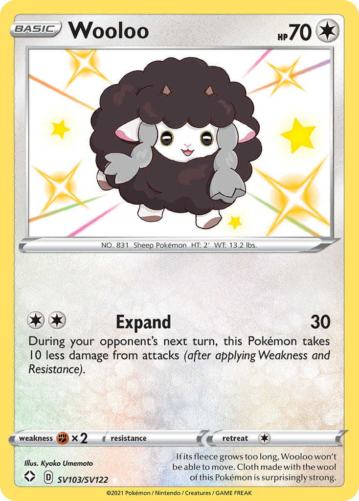 Wooloo (SV103/SV122) [Sword & Shield: Shining Fates] | Play N Trade Winnipeg