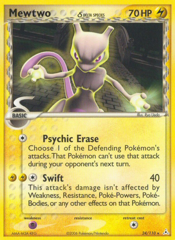 Mewtwo (24/110) (Delta Species) [EX: Holon Phantoms] | Play N Trade Winnipeg