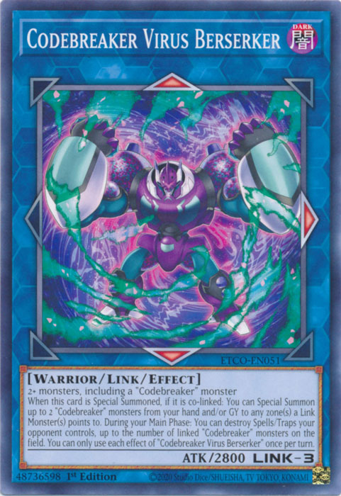 Codebreaker Virus Berserker [ETCO-EN051] Common | Play N Trade Winnipeg