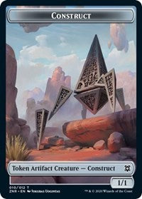 Construct // Drake Double-sided Token [Zendikar Rising Tokens] | Play N Trade Winnipeg