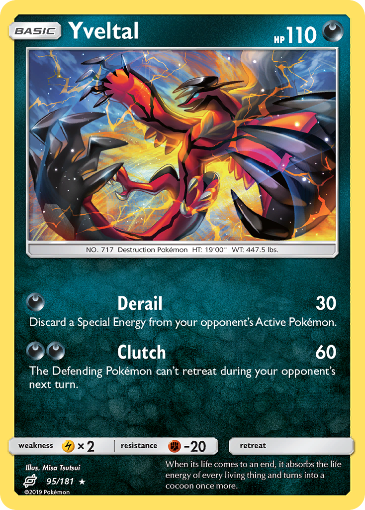 Yveltal (95/181) [Sun & Moon: Team Up] | Play N Trade Winnipeg