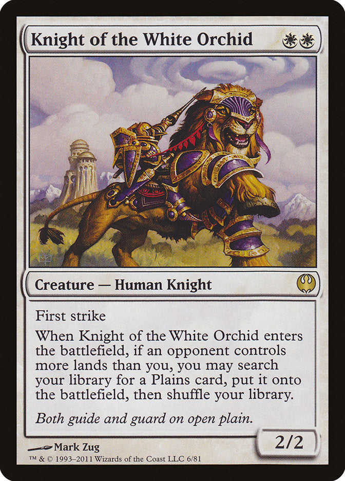 Knight of the White Orchid [Duel Decks: Knights vs. Dragons] | Play N Trade Winnipeg