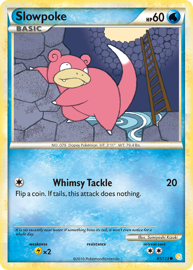 Slowpoke (81/123) [HeartGold & SoulSilver: Base Set] | Play N Trade Winnipeg