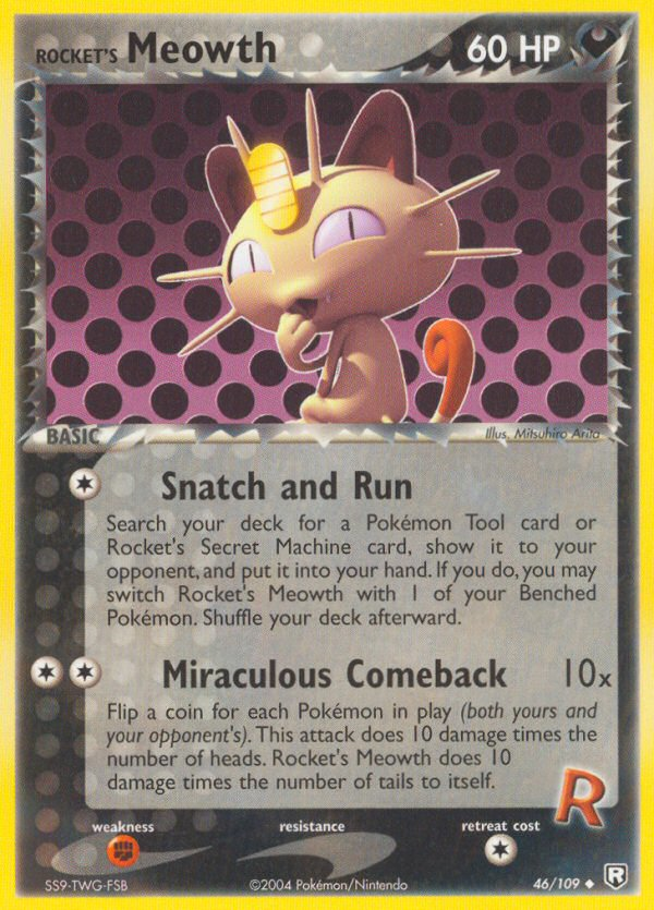 Rocket's Meowth (46/109) [EX: Team Rocket Returns] | Play N Trade Winnipeg