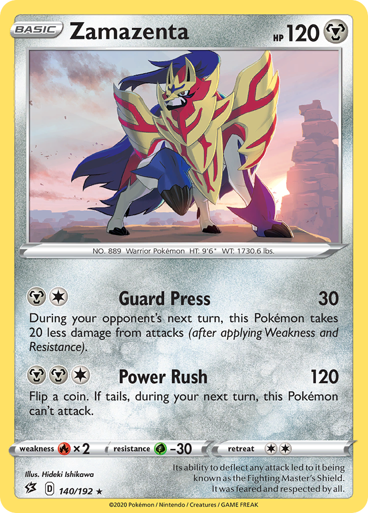 Zamazenta (140/192) [Sword & Shield: Rebel Clash] | Play N Trade Winnipeg