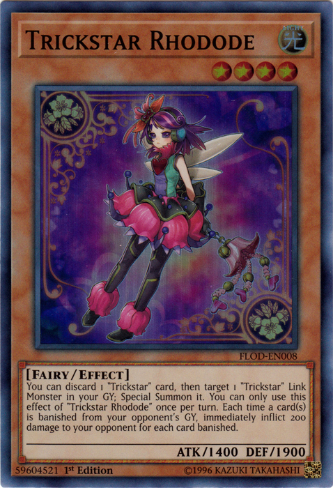 Trickstar Rhodode [FLOD-EN008] Super Rare | Play N Trade Winnipeg