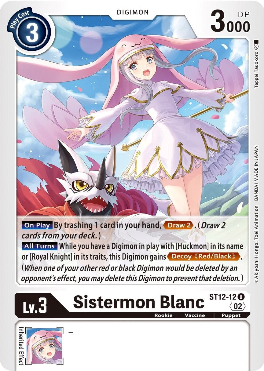 Sistermon Blanc [ST12-12] [Starter Deck: Jesmon] | Play N Trade Winnipeg