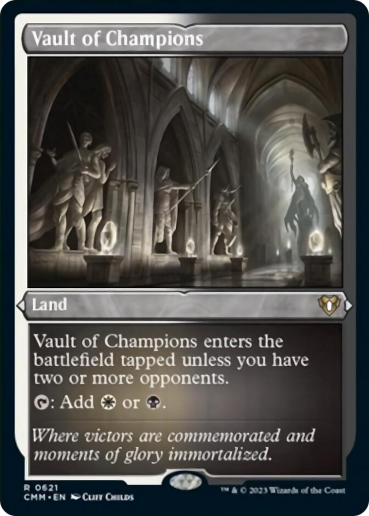 Vault of Champions (Foil Etched) [Commander Masters] | Play N Trade Winnipeg