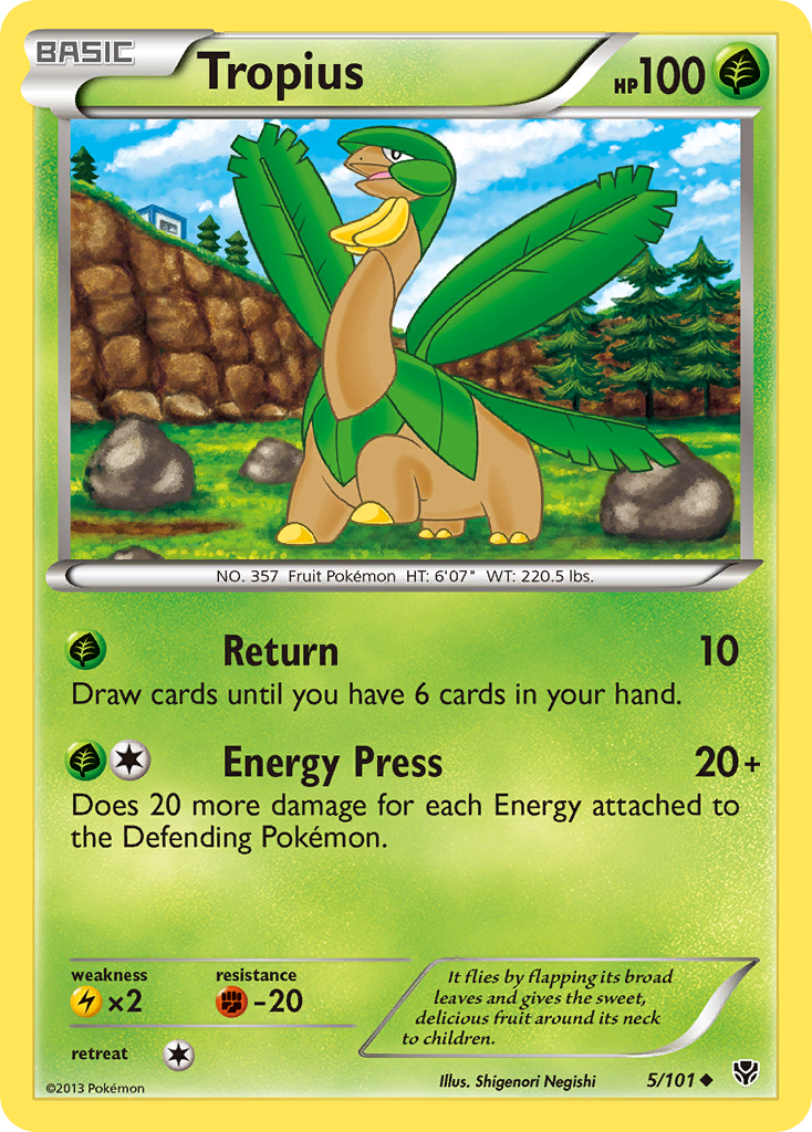 Tropius (5/101) [Black & White: Plasma Blast] | Play N Trade Winnipeg