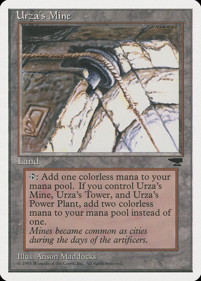 Urza's Mine (Pulley Embedded in Stone) [Chronicles] | Play N Trade Winnipeg