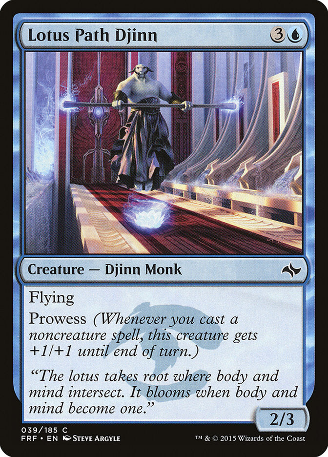 Lotus Path Djinn [Fate Reforged] | Play N Trade Winnipeg