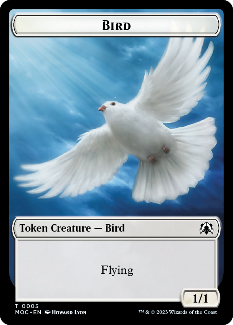 Bird // Kobolds of Kher Keep Double-Sided Token [March of the Machine Commander Tokens] | Play N Trade Winnipeg