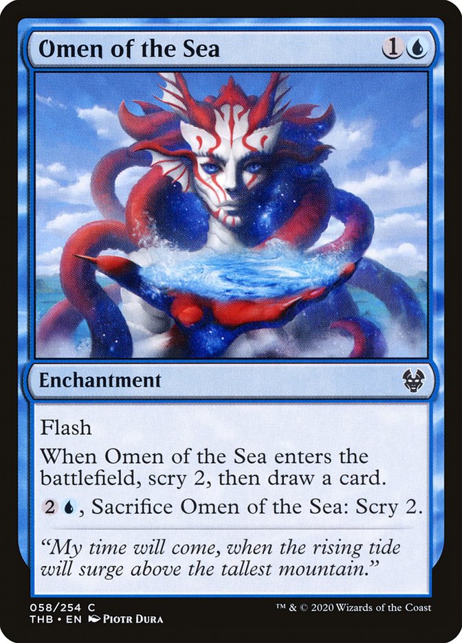 Omen of the Sea [Theros Beyond Death] | Play N Trade Winnipeg