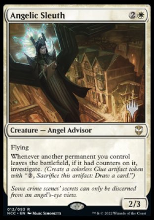 Angelic Sleuth (Promo Pack) [Streets of New Capenna Commander Promos] | Play N Trade Winnipeg