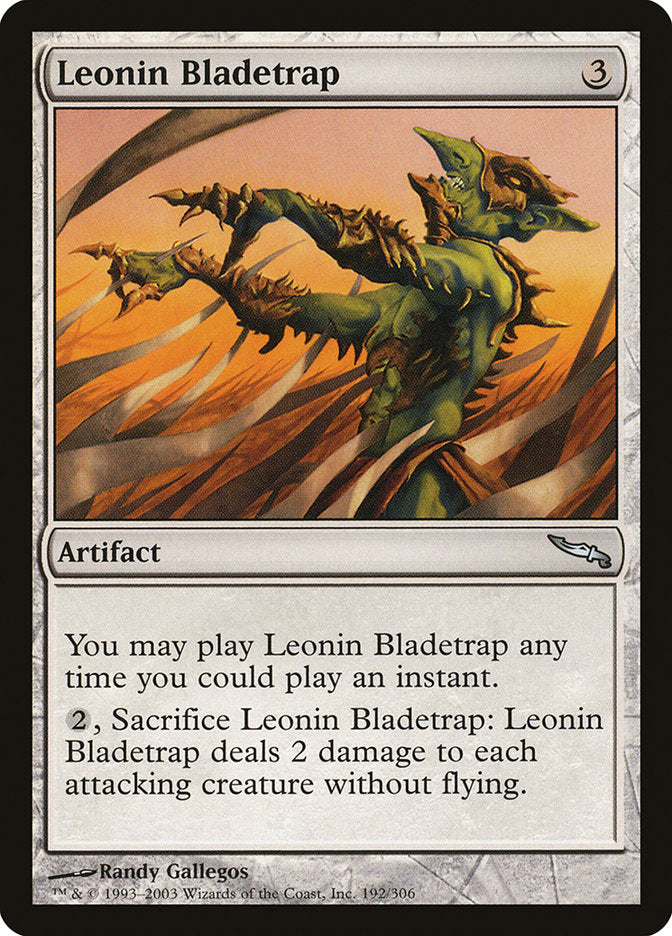 Leonin Bladetrap [Mirrodin] | Play N Trade Winnipeg