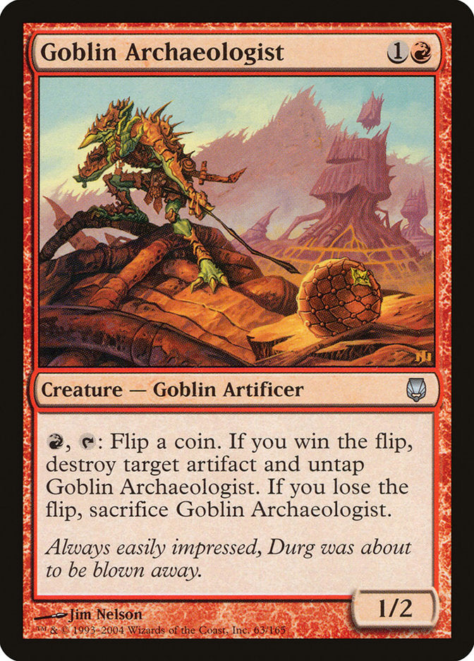 Goblin Archaeologist [Darksteel] | Play N Trade Winnipeg