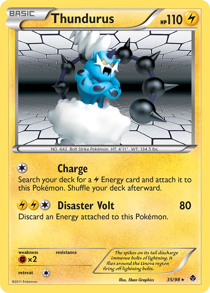 Thundurus (35/98) [Black & White: Emerging Powers] | Play N Trade Winnipeg