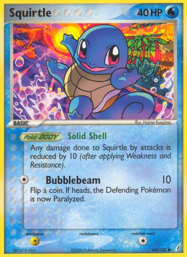 Squirtle (64/100) [EX: Crystal Guardians] | Play N Trade Winnipeg