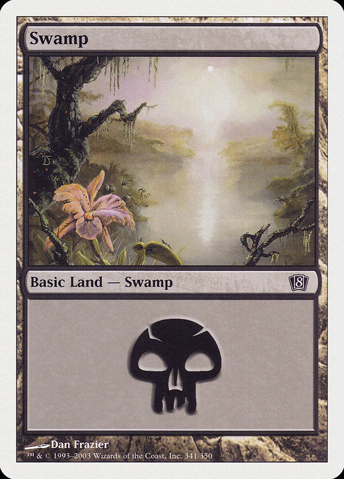 Swamp (341) [Eighth Edition] | Play N Trade Winnipeg