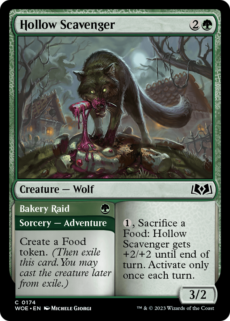 Hollow Scavenger // Bakery Raid [Wilds of Eldraine] | Play N Trade Winnipeg