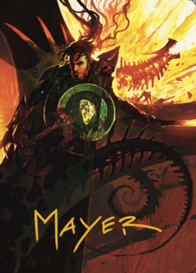 Mishra's Command Art Card (Gold-Stamped Signature) [The Brothers' War Art Series] | Play N Trade Winnipeg