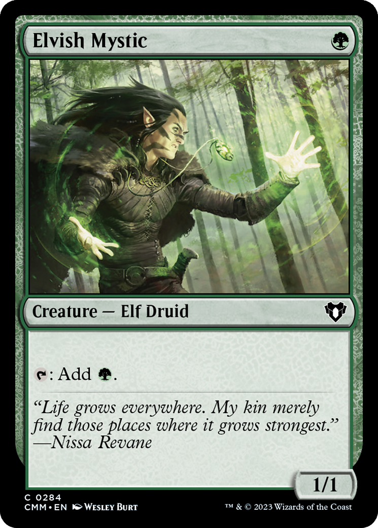 Elvish Mystic [Commander Masters] | Play N Trade Winnipeg