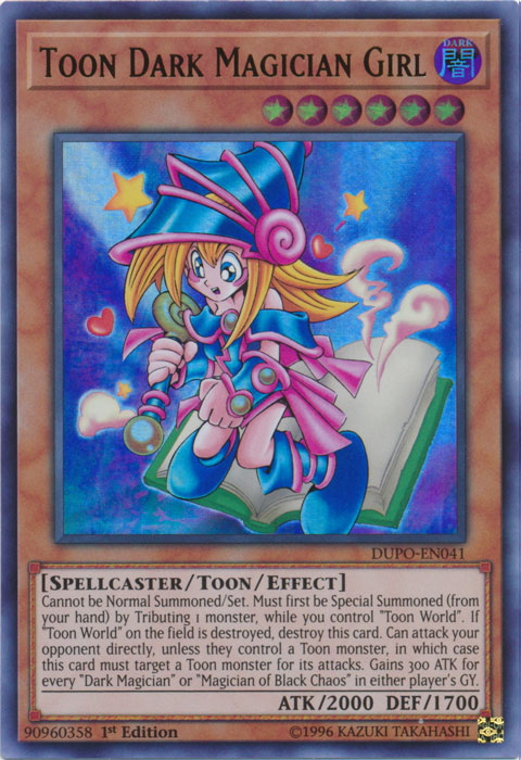 Toon Dark Magician Girl [DUPO-EN041] Ultra Rare | Play N Trade Winnipeg