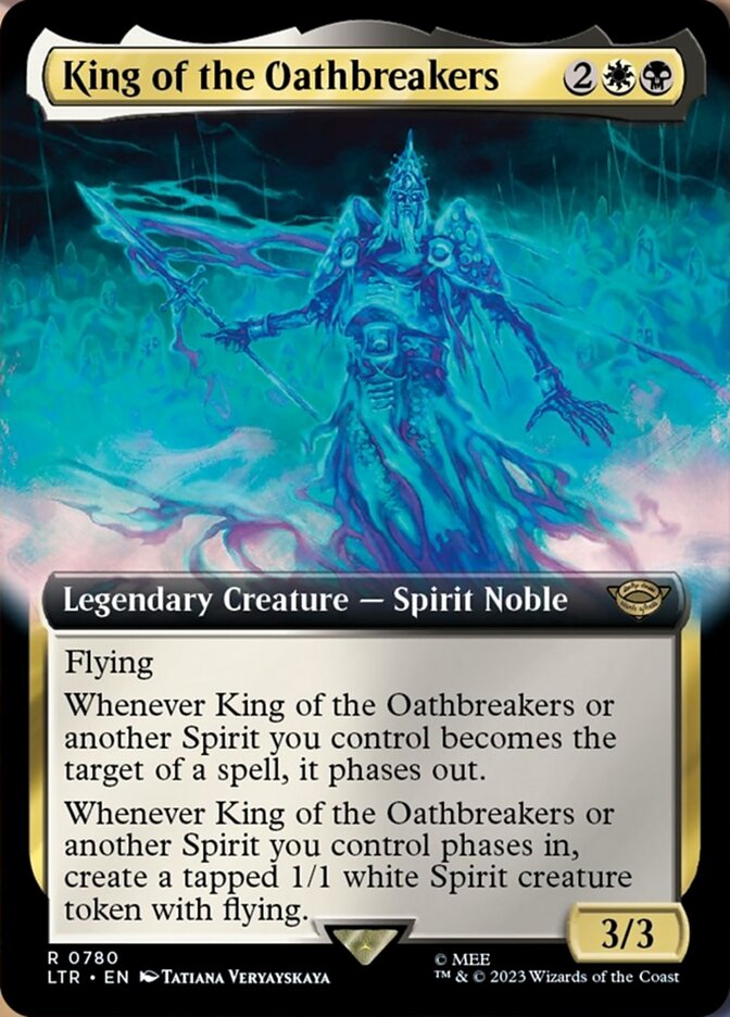 King of the Oathbreakers (Extended Art) (Surge Foil) [The Lord of the Rings: Tales of Middle-Earth] | Play N Trade Winnipeg