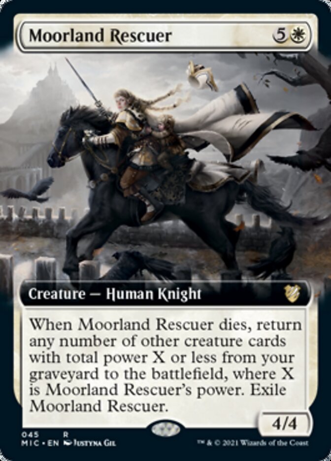 Moorland Rescuer (Extended) [Innistrad: Midnight Hunt Commander] | Play N Trade Winnipeg