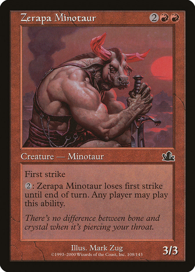 Zerapa Minotaur [Prophecy] | Play N Trade Winnipeg