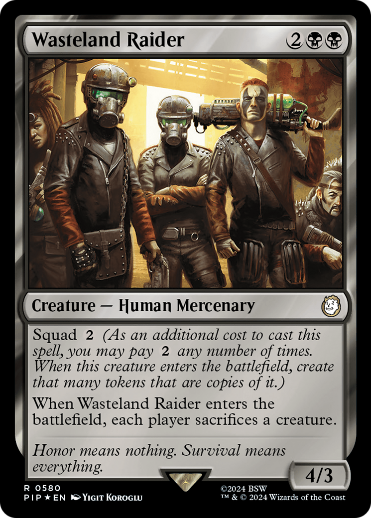 Wasteland Raider (Surge Foil) [Fallout] | Play N Trade Winnipeg